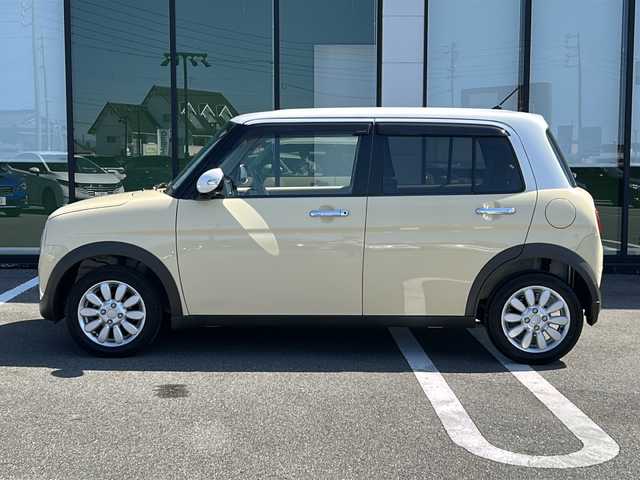 スズキ ラパン X 岐阜県 2021(令3)年 5.6万km 黄 純正8インチナビ/フルセグ/全方位カメラ/バックモニター/シートヒーター/レーンキープアシスト/前後ドライブレコーダー/純正アルミ/スペアキー/LEDヘッドライト/Bluetooth