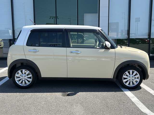 スズキ ラパン X 岐阜県 2021(令3)年 5.6万km 黄 純正8インチナビ/フルセグ/全方位カメラ/バックモニター/シートヒーター/レーンキープアシスト/前後ドライブレコーダー/純正アルミ/スペアキー/LEDヘッドライト/Bluetooth