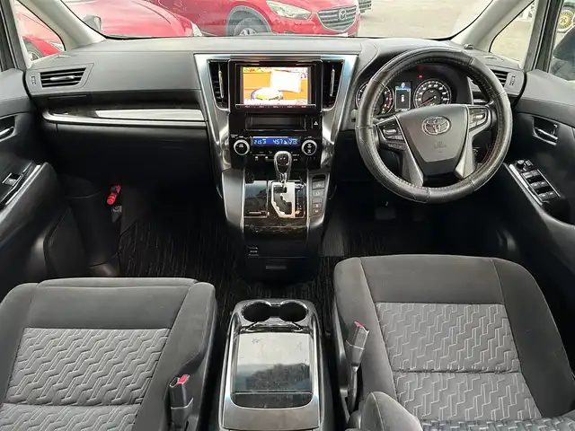 トヨタ ヴェルファイア Z Aエディション 愛知県 2015(平27)年 18.8万km バーニングブラッククリスタルシャインガラスフレーク ワンオーナー /スマートキー/プッシュスタート/純正9インチナビ/フルセグTV/BT/バックカメラ/純正フリップダウンモニター/ビルトインETC/純正18インチAW/両側パワースライドドア /クルーズコントロール/クリアランスソナー /純正フロアマット/純正ドアバイザー/LEDヘッドライト/フォグランプ/取説、保証書