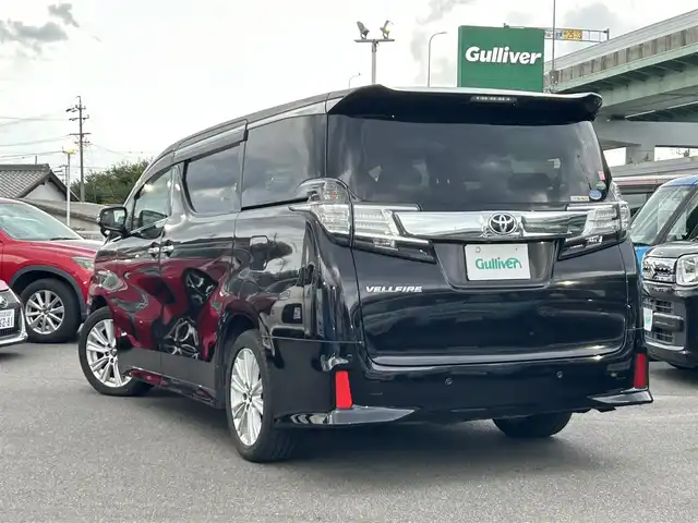 トヨタ ヴェルファイア Z Aエディション 愛知県 2015(平27)年 18.8万km バーニングブラッククリスタルシャインガラスフレーク ワンオーナー /スマートキー/プッシュスタート/純正9インチナビ/フルセグTV/BT/バックカメラ/純正フリップダウンモニター/ビルトインETC/純正18インチAW/両側パワースライドドア /クルーズコントロール/クリアランスソナー /純正フロアマット/純正ドアバイザー/LEDヘッドライト/フォグランプ/取説、保証書