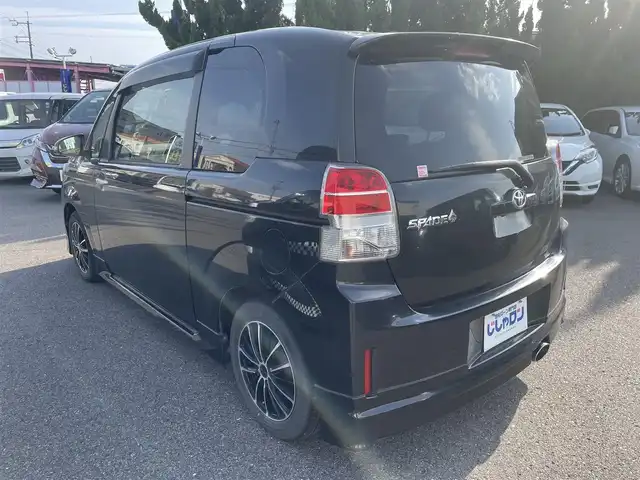 トヨタ スペイド F 和歌山県 2014(平26)年 7.4万km 黒 (株)IDOMが運営する【じしゃロン和歌山店】の自社ローン専用車両になります。こちらは現金またはオートローンご利用時の価格です。自社ローンご希望の方は別途その旨お申付け下さい/モデリスタエアロ（F・S・R）/スマートキー/プッシュスタート/純正ナビ/フルセグTV/BT/バックカメラ/社外15インチAW/ETC/パワースライドドア /純正フロアマット/純正ドアバイザー/ステアリングスイッチ/電動格納ミラー