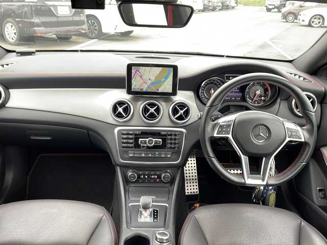 メルセデス・ベンツ ＣＬＡ４５ 4マチック 新潟県 2014(平26)年 4.6万km パール 純正ナビ/（DTV/CD/Bluetooth）/衝突軽減/レーンキープアシスト/クルーズコントロール/BSM/バックカメラ/コーナーセンサー/パドルシフト/ドライブレコーダー/レザーシート/シートヒーター/パワーシート/シートメモリ/フロアマット/LEDヘッドライト/フォグランプ/ウィンカーミラー