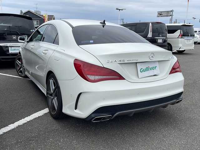 メルセデス・ベンツ ＣＬＡ４５ 4マチック 新潟県 2014(平26)年 4.6万km パール 純正ナビ/（DTV/CD/Bluetooth）/衝突軽減/レーンキープアシスト/クルーズコントロール/BSM/バックカメラ/コーナーセンサー/パドルシフト/ドライブレコーダー/レザーシート/シートヒーター/パワーシート/シートメモリ/フロアマット/LEDヘッドライト/フォグランプ/ウィンカーミラー