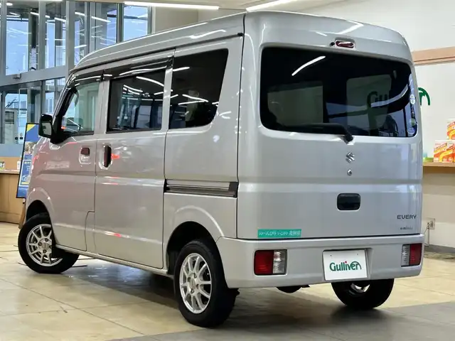 スズキ エブリイ PA リミテッド 道央・札幌 2016(平28)年 4.4万km シルキーシルバーメタリック ・4WD/・衝突被害軽減ブレーキ/・横滑り防止/・キーレス/・ドアバイザー/・冬タイヤ12インチホイル積込