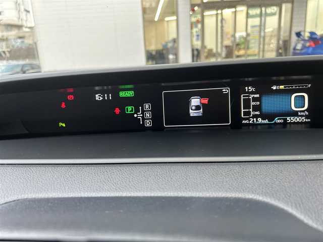 トヨタ プリウス Sセーフティプラス 長崎県 2018(平30)年 5.5万km アティチュードブラックマイカ 純正SDナビ(FM/AM/BT/フルセグTV)/プッシュスタート/オールオートパワーウィンドウ/ドライブモードセレクト/バックカメラ/前方ドライブレコーダー/ビルトインETC/アダプティブクルーズコントロール/インテリジェントパーキングアシスト/ふらつき検知/レザー調シートカバー/ベンチシート/フロアマット/社外R18アルミホイール/オートライト/オートマチックハイビーム/ABS/TRC/S-VSC/クリアランスソナー/プリクラッシュセーフティ/イモビライザー/スマートキー/スペアキー/取扱説明書/保証書