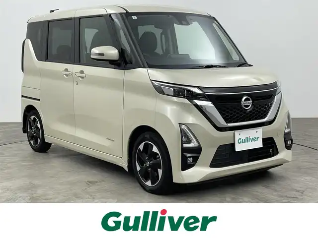 日産 ルークス HWS X プロパイロットED 大分県 2021(令3)年 2.7万km フローズンバニラパール 純正SDナビ/（フルセグ/CD/DVD/Bluetooth）/プロパイロット/ビルトインETC/両側パワースライドドア/オートブレーキホールド/電動パーキングブレーキ/アラウンドビューモニター/前方ドライブレコーダー/ステアリングスイッチ/純正アルミホイール/保証書・取扱説明書