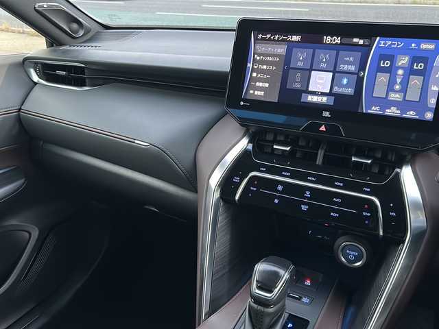 トヨタ ハリアー ハイブリッド Z 沖縄県 2021(令3)年 4.9万km ホワイトパールクリスタルシャイン モデリスタエアロ/純正ナビTV/ＪＢＬサウンド　/全方位カメラ　/インテリジェントルームミラー　/ウインカーミラー　/スマートキー　/ＥＴＣ２．０　/フルセグＴＶ　/ドライブレコーダー　/ハーフレザーシート　/純正アルミホイール