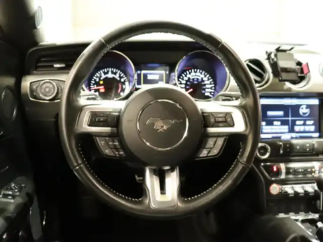 フォード マスタング 50イヤーズED 静岡県 2015(平27)年 5万km ガンＭ 左ハンドル350台限定/黒革シート/前席ベンチレーション/前席シートヒーター/ACC/バックカメラ/パーキングアシスト/前後ドラレコ(ZDR-016)/パドルシフト/アンビエントライト/スペアキー