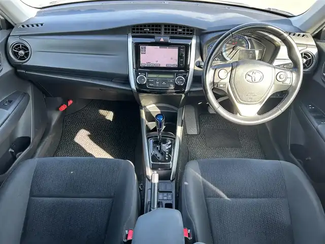 トヨタ カローラ フィールダー ハイブリッドG 鹿児島県 2015(平27)年 6.9万km ホワイトパールクリスタルシャイン Toyota Safety Sense C/純正ナビ/　　CD/DVD/BT/フルセグ/バックカメラ/クルーズコントロール/オートライト/布シート/ステアリングスイッチ/アイドリングストップ/スマートキー/ETC