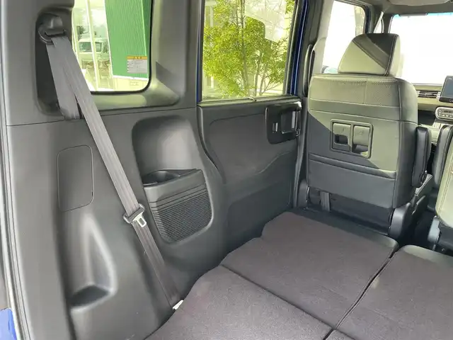 ホンダ Ｎ ＢＯＸ カスタム G EX ターボ ホンダセンシング 滋賀県 2018(平30)年 5.4万km ブリリアントスポーティブルーメタリック2トーン 純正8インチナビ(VXU-185NBi)/(AM/FM/CD/DVD/BT/フルセグTV)/バックカメラ/ビルトインETC/両側パワースライドドア/ホンダセンシング/・衝突軽減ブレーキ/・レーントレーシングアシスト/・レーダークルーズコントロール/横滑り防止装置/革巻きステアリング/ステアリングスイッチ/パドルシフト/オートライト/純正フロアマット/電格ウインカーミラー