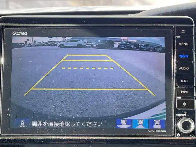 ホンダ Ｎ ＢＯＸ カスタム G EX ターボ ホンダセンシング 滋賀県 2018(平30)年 5.4万km ブリリアントスポーティブルーメタリック2トーン 純正8インチナビ(VXU-185NBi)/(AM/FM/CD/DVD/BT/フルセグTV)/バックカメラ/ビルトインETC/両側パワースライドドア/ホンダセンシング/・衝突軽減ブレーキ/・レーントレーシングアシスト/・レーダークルーズコントロール/横滑り防止装置/革巻きステアリング/ステアリングスイッチ/パドルシフト/オートライト/純正フロアマット/電格ウインカーミラー