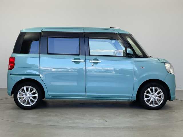 ダイハツ ムーヴ キャンバス L 新潟県 2017(平29)年 6.3万km ファインミントメタリック 純正メモリナビ【NMZK-W67D】/　フルセグTV/Bluetooth/CD/DVD/USB/両側スライドドア/バックモニター/ETC/コーナーセンサー/アイドリングストップ/横滑り防止装置/リモコンキー/保証書/取扱説明書/フロアマット