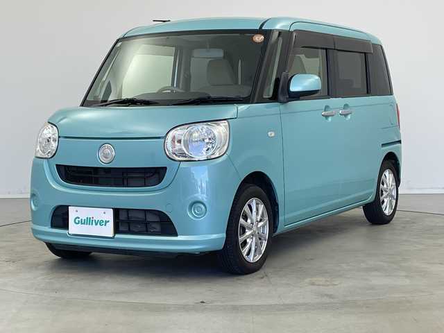 ダイハツ ムーヴ キャンバス L 新潟県 2017(平29)年 6.3万km ファインミントメタリック 純正メモリナビ【NMZK-W67D】/　フルセグTV/Bluetooth/CD/DVD/USB/両側スライドドア/バックモニター/ETC/コーナーセンサー/アイドリングストップ/横滑り防止装置/リモコンキー/保証書/取扱説明書/フロアマット