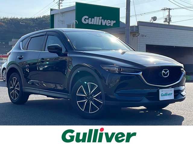 マツダ ＣＸ－５ 20S 山口県 2017(平29)年 6万km ジェットブラックマイカ 純正ナビ/Bluetooth/フルセグTV/バックカメラ/スマートキー＆プッシュスタート/クルーズコントロール/アイドリングストップ/ETC/純正19インチAW/オートライト/保証書・取説/スペアキー1個