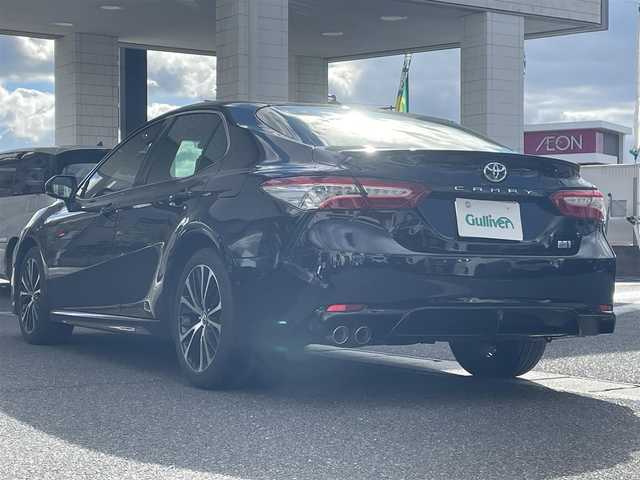 トヨタ カムリ WS 岡山県 2019(令1)年 13.6万km アティチュードブラックマイカ 登録時走行距離135230km/純正ナビ/(AM/FM/BT/TV/DISC)/ToyotaSeaftySense/・プリクラッシュセーフティ/・アダプティブクルーズコントロール/・レーントレーシングアシスト/・オートマティックハイビーム/バックカメラ/ビルトインETC/BSM/HUD/ハーフレザーシート/D席パワーシート/スマートキー/スペアキー/純正18インチアルミホイール