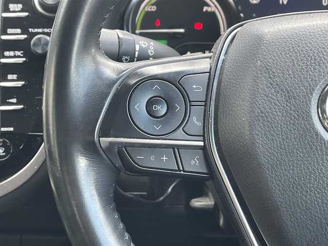 トヨタ カムリ WS 岡山県 2019(令1)年 13.6万km アティチュードブラックマイカ 登録時走行距離135230km/純正ナビ/(AM/FM/BT/TV/DISC)/ToyotaSeaftySense/・プリクラッシュセーフティ/・アダプティブクルーズコントロール/・レーントレーシングアシスト/・オートマティックハイビーム/バックカメラ/ビルトインETC/BSM/HUD/ハーフレザーシート/D席パワーシート/スマートキー/スペアキー/純正18インチアルミホイール