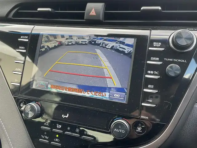 トヨタ カムリ WS 岡山県 2019(令1)年 13.6万km アティチュードブラックマイカ 登録時走行距離135230km/純正ナビ/(AM/FM/BT/TV/DISC)/ToyotaSeaftySense/・プリクラッシュセーフティ/・アダプティブクルーズコントロール/・レーントレーシングアシスト/・オートマティックハイビーム/バックカメラ/ビルトインETC/BSM/HUD/ハーフレザーシート/D席パワーシート/スマートキー/スペアキー/純正18インチアルミホイール