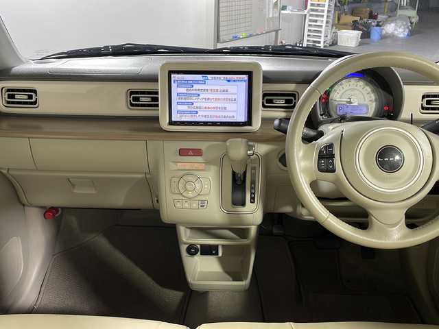 スズキ ラパン X 沖縄県 2020(令2)年 3.2万km フレンチミントパールメタリック 禁煙車/ワンオーナー/9インチ純正ディーラーOPナビ/【CD/DVD/BT/フルセグTV】/全方位カメラ/ETC/前後ドライブレコーダー/社外シートカバー/シートヒーター/レーダーブレーキ/スマートキー