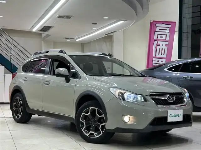 スバル インプレッサ ＸＶ 2．0i－L アイサイト 東京都 2014(平26)年 6.6万km デザートカーキ △ワンオーナー　/△記録簿（H27.7/H28.7/H29.7/H30.7/R1.6/R2.7/R3.7/R4.6/R5.7/R6.6）/△純正ナビ/（CN-R500WD）/（CD/DVD/フルセグ/Bluetooth/SD）/△レーダークルーズコントロール/△プリクラッシュセーフティ/△スマートキー/△プッシュスタート/△スペアキー×1/△ドライブレコーダー/△オートライト/△HID/△純正フォグ/△純正リアフォグ/△革巻きステアリング/△ステアリングスイッチ/△パドルシフト/△車線維持支援システム/△前席パワーシート/△ISOFIX/△リアプライバシーガラス/△電動格納ウインカーミラー/△アイドリングストップ/△ETC/△バイザー/△ABS/△純正17インチアルミホイール/△横滑り防止装置/△新車時保証書/△取扱説明書