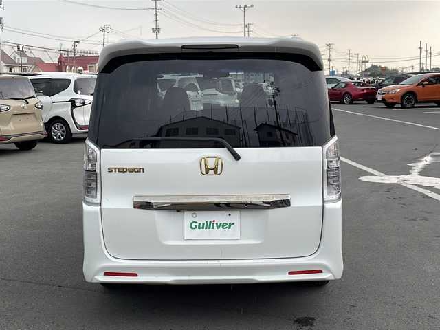 ホンダ ステップワゴン スパーダ Z クールS Iナビセレ 宮城県 2013(平25)年 9.2万km ホワイトオーキッドパール クルーズコントロール/純正7インチナビ/・CD.DVD.USB/バックカメラ/ワンセグTV/ハーフレザーシート/ビルトインETC/ドライブレコーダー（FR）/スマートキー×2/HIDヘッドライト/フォグライト/純正フロアマット/社外16インチAW/冬タイヤ積込み/【社外AW(195/65/15)】