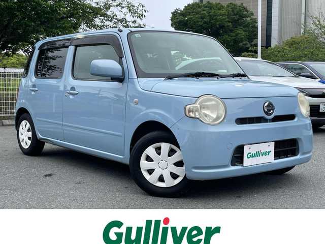 ダイハツ ミラ ココア X 静岡県 2010(平22)年 9.4万km ミストブルーマイカメタリック 純正オーディオ　/ＡＢＳ　/スマートキー　/デンカク  /ヘッドライトレベライザー  /ダブルエアパック　/社外フロアマット　/スペアキー  /取説