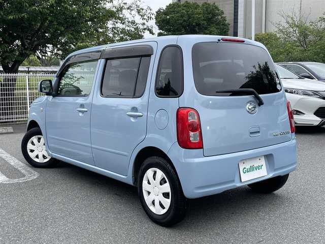 ダイハツ ミラ ココア X 静岡県 2010(平22)年 9.4万km ミストブルーマイカメタリック 純正オーディオ　/ＡＢＳ　/スマートキー　/デンカク  /ヘッドライトレベライザー  /ダブルエアパック　/社外フロアマット　/スペアキー  /取説