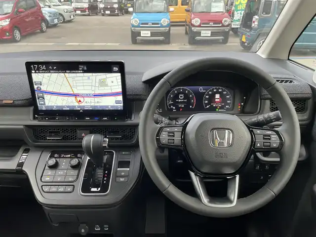 ホンダ ステップワゴン エアー EX 石川県 2025(令7)年 0.1万km未満 黒 登録済未使用車/4WD/純正11.4型ナビ/フルセグTV/バックカメラ/LEDヘッドライト/パワーバックドア/スマートキー/ホンダセンシング/レーダークルーズ/両側パワースライドドア/レーンキープアシスト/保証書/取説