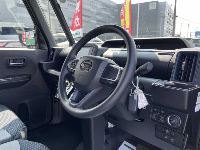 ダイハツ タント カスタム X 千葉県 2023(令5)年 1万km ブラックマイカメタリック スマートアシスト/・衝突軽減ブレーキ/・レーンキープコントロール/・車線逸脱警報/・標識認識機能/社外SDナビ【CN-HE01WD】/・CD/DVD/MSV/Bluetooth/フルセグ/パノラミックビューカメラ/両後パワースライドドア/スマートキー/ハーフレザーシート/前席シートヒーター/前後コーナーセンサー/純正LEDヘッドライト/フォグランプ/ブレーキオートホールド/サイド＆カーテンエアバッグ