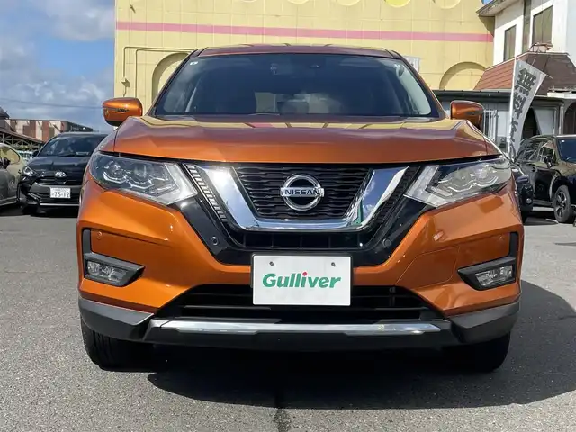 日産 エクストレイル 20X 青森県 2019(令1)年 9.2万km プレミアムコロナオレンジ パートタイム4WD/社外ナビ(BT/フルセグ/CD/DVD/ラジオ)/バックカメラ/エマージェンシーブレーキ/ドライブレコーダー(前後)/パワーバックドア/オートライト/LEDヘッドライト/フロントフォグライト/ETC2.0/電動格納ミラー/スペアキー/記録簿(R3/R4/R5/R6)/新車時保証書/取扱説明書