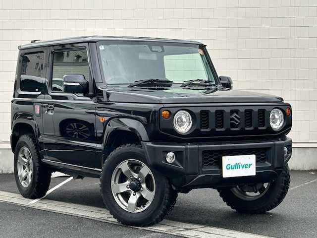 スズキ ジムニー XC 静岡県 2020(令2)年 4万km ブルーイッシュブラックパール3 ●社外SDナビ/(フルセグ/CD/DVD/Bluetooth)/(イクリプス/AVN-LS02W)/●前席シートヒーター/●バックカメラ/●クルーズコントロール/●衝突被害軽減システム/●レーンキープアシスト/●LEDヘッドライト＆フォグランプ/●オートライト/●革巻きステアリング/●ステアリングスイッチ/●ETC/●電動格納ウィンカーミラー/●ヘッドライトウォッシャー/●サイドミラーヒーター/●ダウンヒルアシストコントロール/●前席レザーシートカバー/●スマートキー/●プッシュスタート/●純正フロアマット/●純正16インチアルミホイール/●ダブル＋サイドSRS＋ABS/●保証書/●取扱説明書