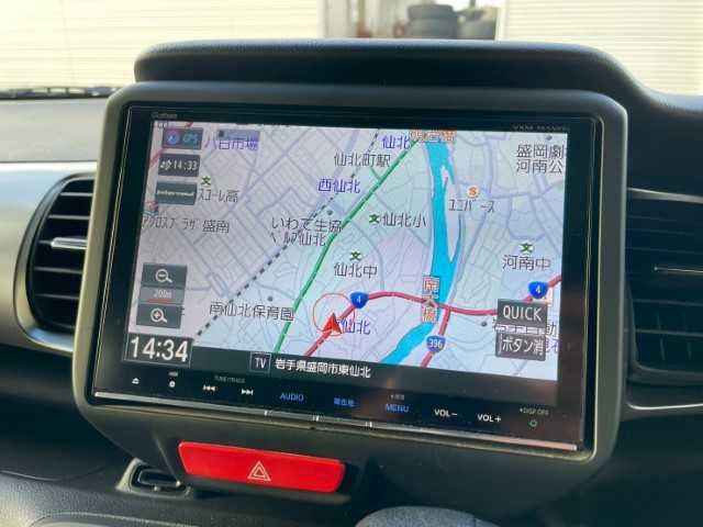 ホンダ Ｎ ＢＯＸ スラッシュ G ターボ Aパッケージ 岩手県 2015(平27)年 8.6万km スマートブラック 純正8インチSDナビ/パドルシフト　/ステアリングリモコン　/電動格納ミラー　/フォグランプ　/エンジンスタートボタン　/４ＷＤ　/スマートキー　/バックカメラ　/ＥＴＣ　/フロアマット