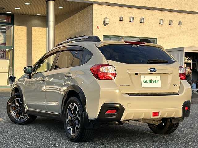 スバル インプレッサ ＸＶ 2．0i アイサイト プラウドED 愛知県 2016(平28)年 8.7万km デザートカーキ 登録時走行距離86696km/純正メモリナビ/(フルセグテレビ.FM.AM.Bluetooth)/純正17インチAW/純正フロアマット/バックカメラ/アイドリングストップ/ルーフレール/ウィンカーミラー/クルーズコントロール/ドアバイザー/プッシュスタート/パドルシフト/スマートキー/ドライブレコーダー/ETC/保証書/取扱説明書