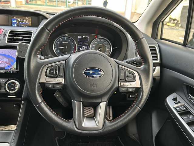 スバル インプレッサ ＸＶ 2．0i アイサイト プラウドED 愛知県 2016(平28)年 8.7万km デザートカーキ 登録時走行距離86696km/純正メモリナビ/(フルセグテレビ.FM.AM.Bluetooth)/純正17インチAW/純正フロアマット/バックカメラ/アイドリングストップ/ルーフレール/ウィンカーミラー/クルーズコントロール/ドアバイザー/プッシュスタート/パドルシフト/スマートキー/ドライブレコーダー/ETC/保証書/取扱説明書