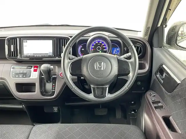 ホンダ Ｎ ＯＮＥ プレミアム Lパッケージ 山口県 2013(平25)年 7.2万km プレミアムホワイトパール 社外ナビ/フルセグTV/電動格納ミラー/純正フロアマット/フォグランプ/ドアバイザー