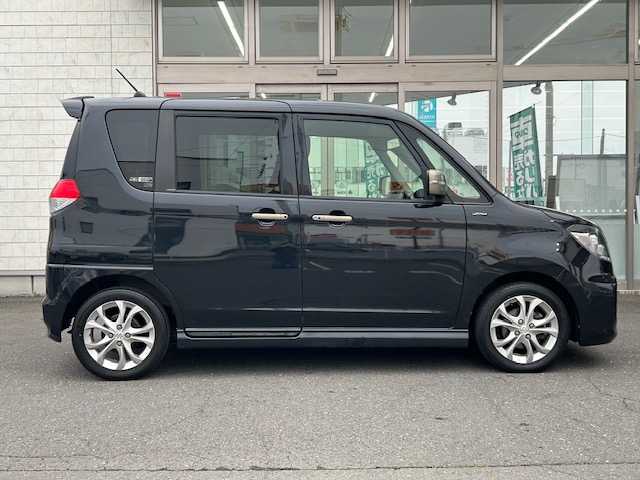 スズキ ソリオ バンディット DJE 青森県 2015(平27)年 5.8万km ブルーイッシュブラックパール3 ４WD/strada社外ナビ/AM/FM/CD/DVD/フルセグ/Bluetooth/クルーズコントロール/衝突軽減システム/両側パワースライドドア/ステアリングスイッチ/プッシュスタート/オートライト/フォグランプ/スマートキー/スペアキー/純正ホイール夏タイヤ装着/社外AWスタッドレスタイヤ車載/取扱説明書/保証書