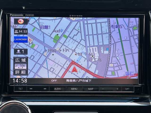 スズキ ソリオ バンディット DJE 青森県 2015(平27)年 5.8万km ブルーイッシュブラックパール3 ４WD/strada社外ナビ/AM/FM/CD/DVD/フルセグ/Bluetooth/クルーズコントロール/衝突軽減システム/両側パワースライドドア/ステアリングスイッチ/プッシュスタート/オートライト/フォグランプ/スマートキー/スペアキー/純正ホイール夏タイヤ装着/社外AWスタッドレスタイヤ車載/取扱説明書/保証書