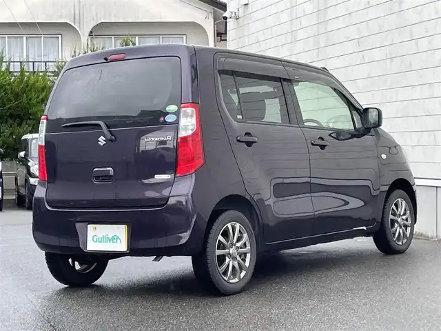 スズキ ワゴンＲ FX 山形県 2014(平26)年 3万km ミステリアスバイオレットパール 禁煙車/ワンオーナー/純正オーディオ/・AM/FM/CD/AUX/アイドリングストップ/盗難防止装置/ハロゲンヘッドライト/リモコンキー/スペアキー/電動格納ミラー/AAC/純正フロアマット/純正ドアバイザー/夏タイヤ積み込み/保証書/取扱説明書