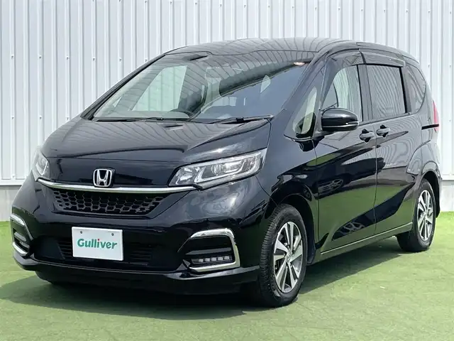 ホンダ フリード＋ G ホンダセンシング 香川県 2021(令3)年 4.1万km クリスタルブラックパール 登録時走行距離：40832km/カロッツェリア8型ナビ/　CD DVD BT フルセグTV/バックカメラ/両側パワースライドドア/衝突被害軽減装置/レーンキープアシスト/レーダークルーズコントロール/LEDヘッドライト/オートライト/フォグランプ/アイドリングストップ/横滑り防止装置/前後ドライブレコーダー/ビルトインETC/ロールサンシェード/ISOFIX/プッシュスタート/スマートキー