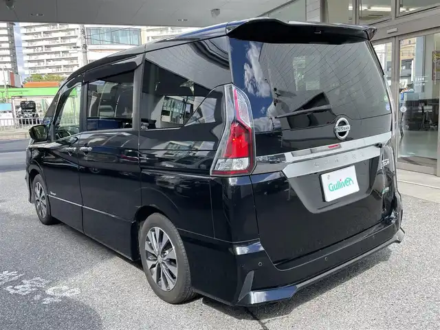 日産 セレナ ハイウェイスター プロパイロットED 愛知県 2017(平29)年 6.6万km ダイヤモンドブラック 純SDナビテレビ/フルセグテレビ/純フリップダウンモニター/両側パワースライドドア/プロパイロット/バックカメラ/ドライブレコーダー/エマージェンシーブレーキ/純16インチAW/社外AW付スタッドレスタイヤ車載