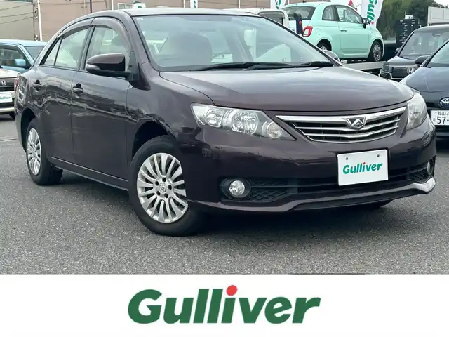 トヨタ アリオン A15 Gパッケージ 広島県 2013(平25)年 3.9万km ブラキッシュレッドマイカ ワンオーナー/純正SDナビ(NSCP-W62)/　【CD/BT/ワンセグ】/バックカメラ/ビルトインETC/オートライト/フォグランプ/ヘッドライトレベライザー/プッシュスタート/ドアバイザー/純正フロアマット/スペアキー【スマートキー】/ウインカーミラー/取扱説明書/新車時保証書