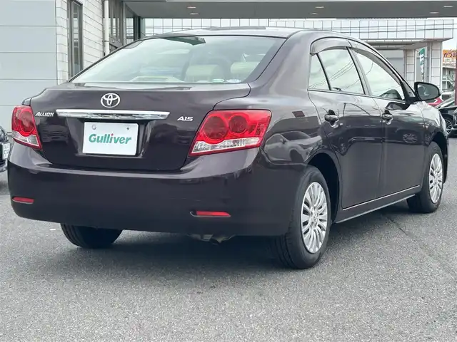 トヨタ アリオン A15 Gパッケージ 広島県 2013(平25)年 3.9万km ブラキッシュレッドマイカ ワンオーナー/純正SDナビ(NSCP-W62)/　【CD/BT/ワンセグ】/バックカメラ/ビルトインETC/オートライト/フォグランプ/ヘッドライトレベライザー/プッシュスタート/ドアバイザー/純正フロアマット/スペアキー【スマートキー】/ウインカーミラー/取扱説明書/新車時保証書
