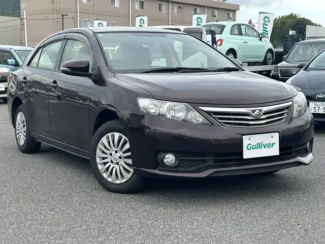 トヨタ アリオン A15 Gパッケージ 広島県 2013(平25)年 3.9万km ブラキッシュレッドマイカ ワンオーナー/純正SDナビ(NSCP-W62)/　【CD/BT/ワンセグ】/バックカメラ/ビルトインETC/オートライト/フォグランプ/ヘッドライトレベライザー/プッシュスタート/ドアバイザー/純正フロアマット/スペアキー【スマートキー】/ウインカーミラー/取扱説明書/新車時保証書