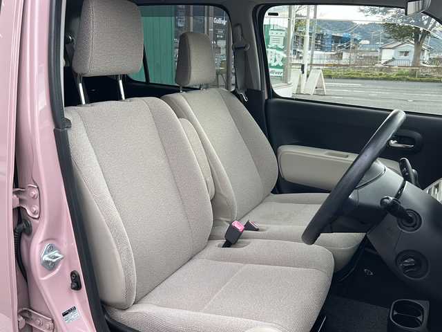 ダイハツ ミラ ココア X 京都府 2012(平24)年 5.1万km ムースピンクパール 禁煙車　/オーディオ　/オートエアコン　/アイドリングストップ　/ベンチシート　/ＣＤ　/スマートキー　/純正フロアマット　/パワーステアリング　/パワーウィンドウ　/ＡＢＳ　/ハロゲンライト　/電動格納ミラー　/ドアバイザー