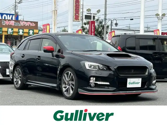 スバル レヴォーグ 1．6GT－S アイサイト 群馬県 2017(平29)年 4.8万km クリスタルブラックシリカ 4WDターボ/Stiエアロパーツ/純正メモリーナビ/フルセグ/サイド/バックカメラ/アドバイスドセーフティパッケージ/・ブラインドスポットモニター/・ハイビームアシスト/・アイサイトアシストモニター/アイサイト/レーダークルーズコントロール/プリクラッシュセーフティ/アクティブレーンキープ/誤発進抑制機能/先行車発進告知/車線逸脱警報/純正18インチAW/純正BILSTEINダンパー/LEDオートライト/パワーシート/ETC/ドライブレコーダー