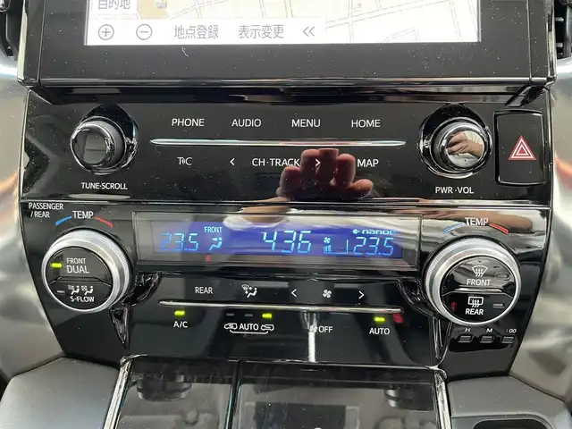 トヨタ アルファードハイブリット SR Cパッケージ 栃木県 2021(令3)年 4.1万km ブラック 純正ナビ（CD/DVD/BT/Miracast/フルセグTV）/フリップダウンモニター/バックカメラ/ドライブレコーダー/デジタルインナーミラー/2.0ETC/両側パワースライドドア/パワーバックドア/ハンドルヒーター/クルーズコントロール/パワーシート（エアシート/シートヒーター）/コーナーセンサー/オートマチックハイビーム/スペアタイヤ/保証書/取説/スペアキー