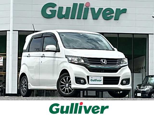 ホンダ Ｎ ＷＧＮ カスタム G 佐賀県 2014(平26)年 8.4万km プレミアムホワイトパール Gathersナビ/ワンセグテレビ/バックカメラ/アイドリングストップ/ドアバイザー/プッシュスタート/オートライト/純正アルミホイール