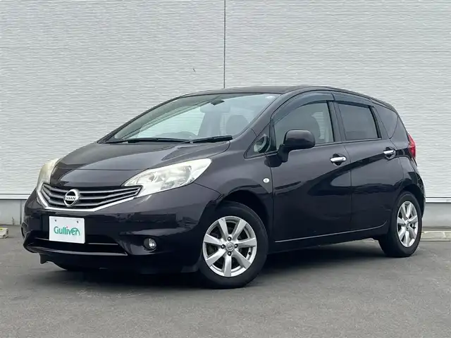 日産 ノート メダリスト 秋田県 2012(平24)年 19.2万km オーロラモーヴ 純正ナビ/フルセグ/全方位カメラ/純正アルミ/スマートキー/アイドリングストップ/プッシュスタート/ETC/純正フロアマット/純正ドアバイザー/オートライト/オートエアコン/パワーステアリング/パワーウィンドウ/レベライザー/横滑り防止/電動格納ミラー/保証書/取扱説明書/記録簿