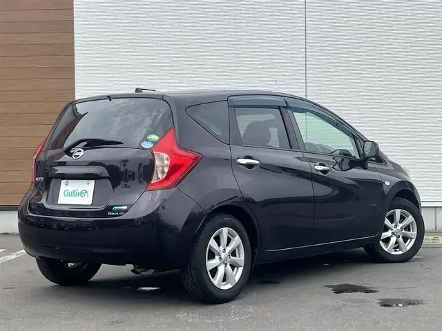 日産 ノート メダリスト 秋田県 2012(平24)年 19.2万km オーロラモーヴ 純正ナビ/フルセグ/全方位カメラ/純正アルミ/スマートキー/アイドリングストップ/プッシュスタート/ETC/純正フロアマット/純正ドアバイザー/オートライト/オートエアコン/パワーステアリング/パワーウィンドウ/レベライザー/横滑り防止/電動格納ミラー/保証書/取扱説明書/記録簿
