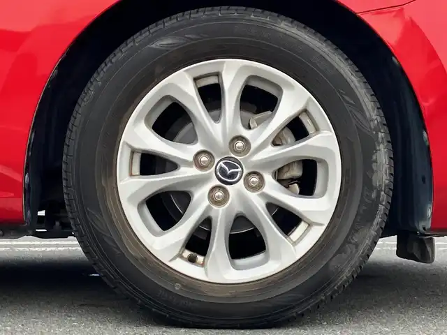 マツダ デミオ 13S Lパッケージ 静岡県 2014(平26)年 8.2万km ソウルレッドプレミアムメタリック エンジンスタートボタン/パワーステアリング/パワーウィンドウ/アイドリングストップ/スマートキー/スペアキー１本/オートエアコン/純正SDナビ（BT）/バックカメラ/ドライブレコーダー/純正フロアマット/純正アルミホイール/ハーフレザー/ABS/横滑り防止装置/オートライト/LEDヘッドライト/W+サイドエアバック/衝突軽減システム/純正アームレスト