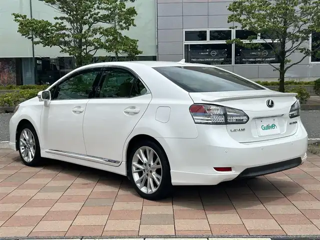 レクサス ＨＳ 250h バージョンI 福島県 2010(平22)年 7.7万km ホワイトパールクリスタルシャイン 純正ナビゲーション/【CD/DVD/USB/AUX/TV】/バックカメラ/ビルトインETC/サンルーフ/ステアリングリモコン/ヘッドアップディスプレイ/クルーズコントロール/アイドリングストップ/LEDオートライト/純正フロアマット/純正ドアバイザー